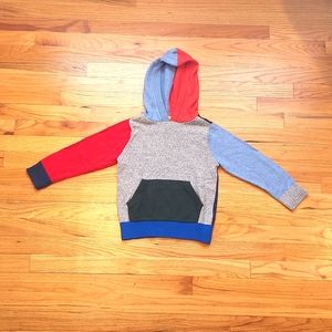 5T Gap Boys Color Block Hooded Sweater